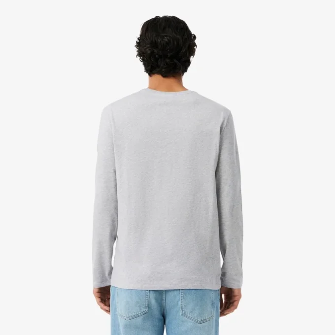 Langarm-T-Shirt aus Pima-Baumwolle für Herren