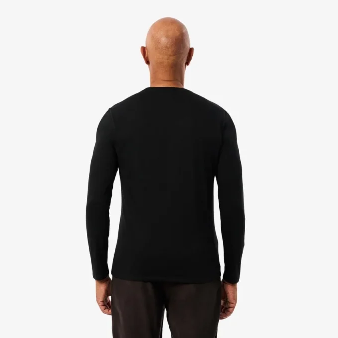 Langarm-T-Shirt aus Pima-Baumwolle für Herren