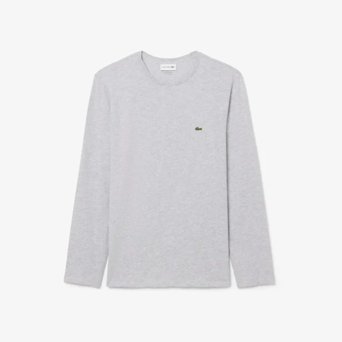 Langarm-T-Shirt aus Pima-Baumwolle für Herren