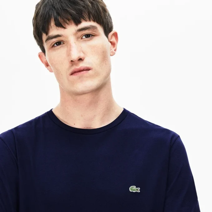 Langarm-T-Shirt aus Pima-Baumwolle für Herren