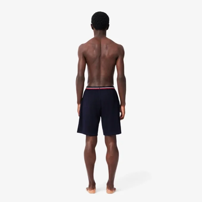Lange Boxershorts für Herren mit gestreiftem Bund