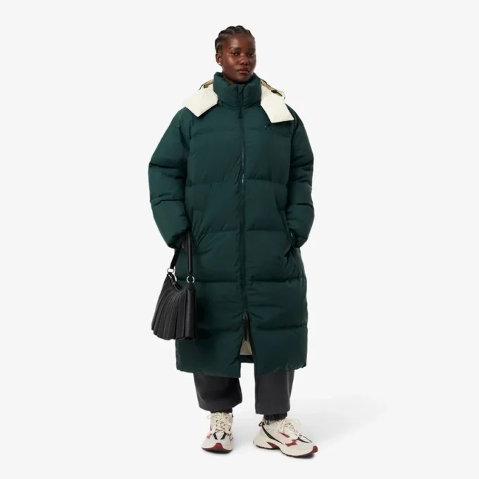 Lange Oversize-Daunenjacke für Damen