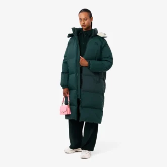 Lange Oversize-Daunenjacke für Damen