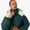 Lange Oversize-Daunenjacke für Damen