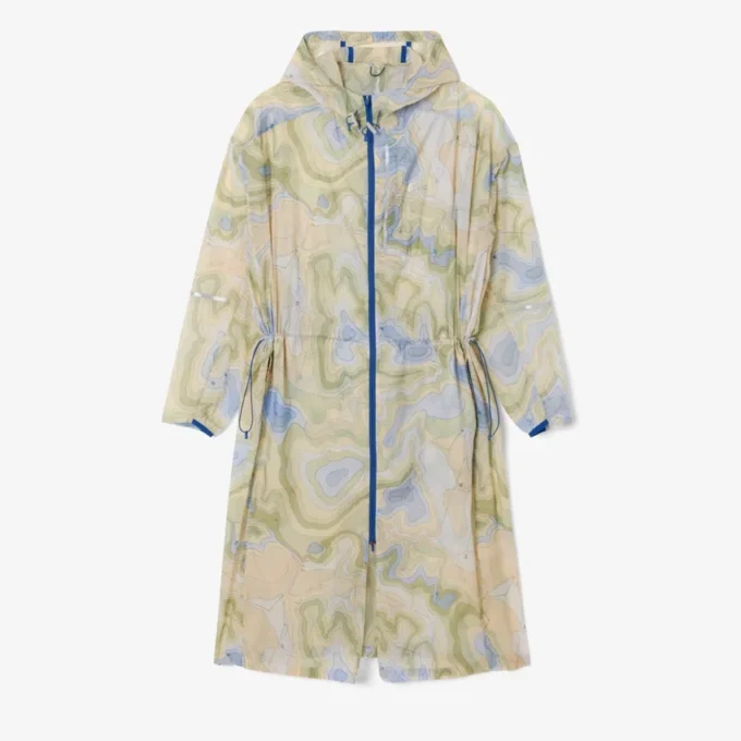 Langer, oversized, wasserabweisender Parka für Damen