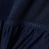 Langes, ärmelloses Plisseekleid