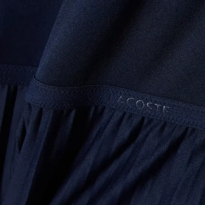 Langes, ärmelloses Plisseekleid