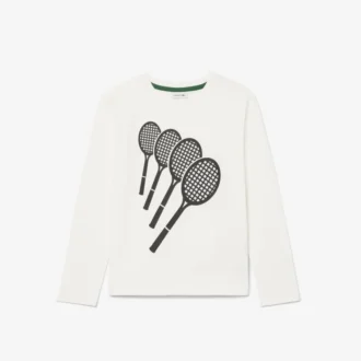 Langärmliges Baumwoll-T-Shirt