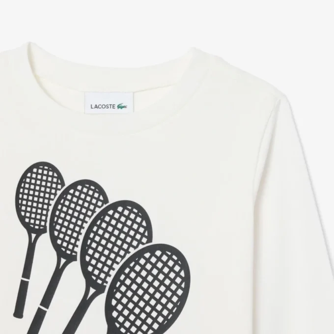 Langärmliges Baumwoll-T-Shirt
