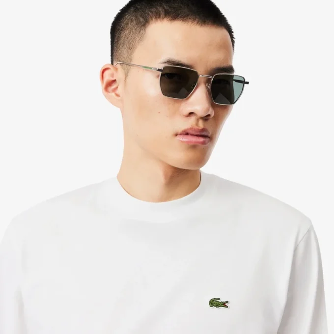 Langärmliges Baumwoll-T-Shirt für Herren