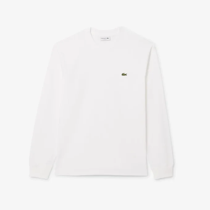 Langärmliges Baumwoll-T-Shirt für Herren