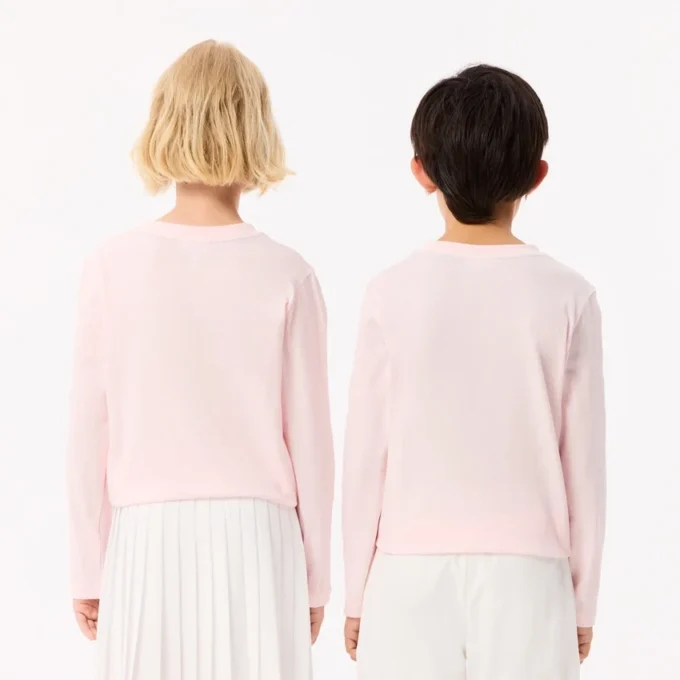 Langärmliges Baumwoll-T-Shirt für Kinder