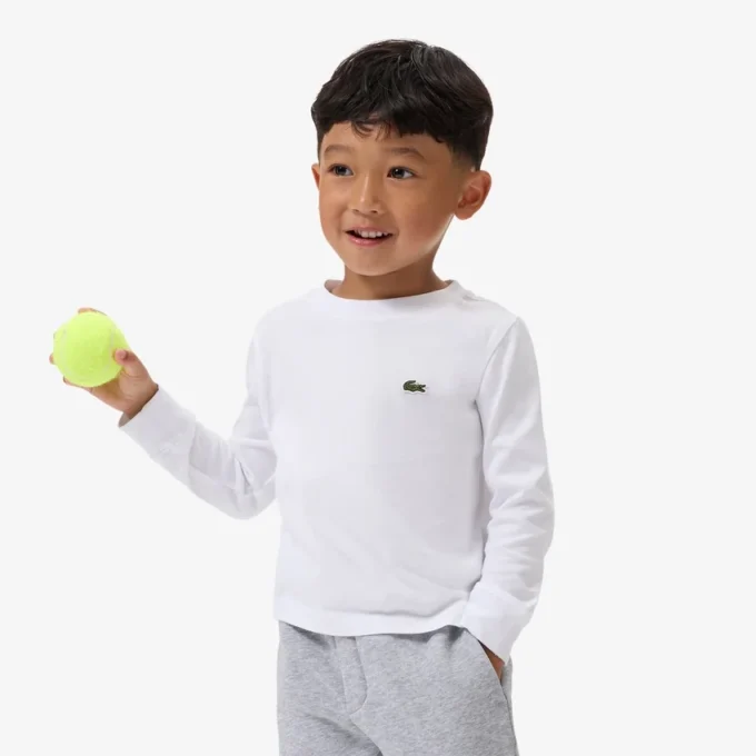 Langärmliges Baumwoll-T-Shirt für Kinder
