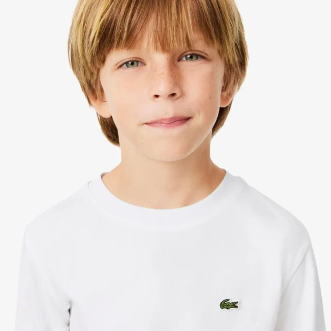 Langärmliges Baumwoll-T-Shirt für Kinder