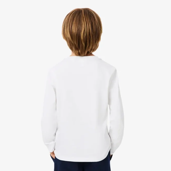 Langärmliges Baumwoll-T-Shirt für Kinder