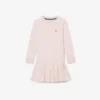 Langärmliges Fleece-Kleid für Mädchen