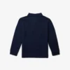 Langärmliges Piqué-Poloshirt für Jungen