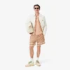 Leichte Herren-Shorts mit Monogramm-Print