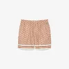 Leichte Herren-Shorts mit Monogramm-Print