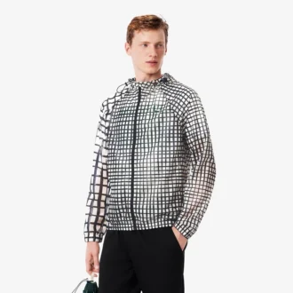Leichte Sportjacke für Herren mit Krokodil-Print
