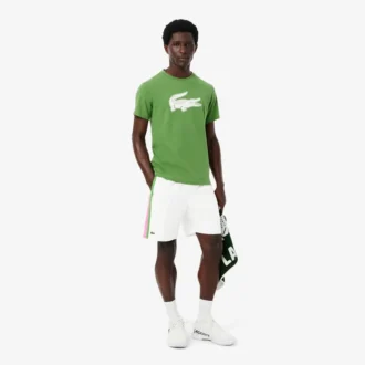Leichte Tennis-Shorts für Herren mit Colorblock-Streifen