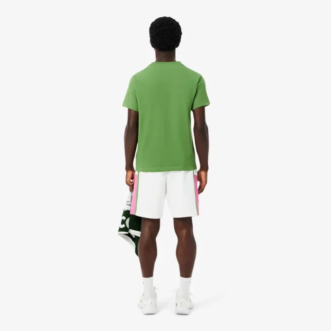 Leichte Tennis-Shorts für Herren mit Colorblock-Streifen