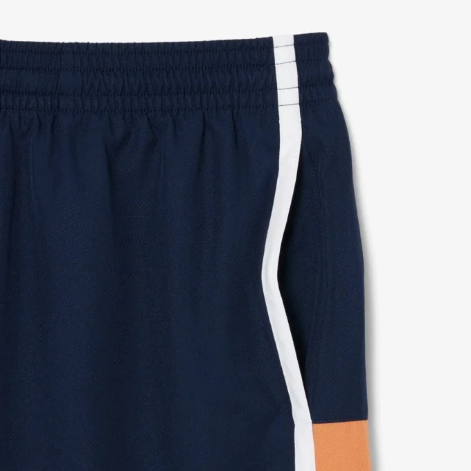 Leichte Tennis-Shorts für Herren mit Colorblock-Streifen