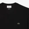 Leichtes Herren-T-Shirt aus Pima-Baumwolle mit V-Ausschnitt