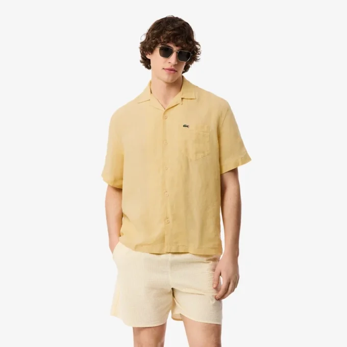 Leinenhemd in Relaxed Fit