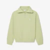 Locker sitzendes Sweatshirt mit Reißverschluss und Piqué-Stoff