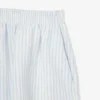Lässige gestreifte Leinen-Shorts für Damen
