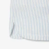 Lässige gestreifte Leinen-Shorts für Damen