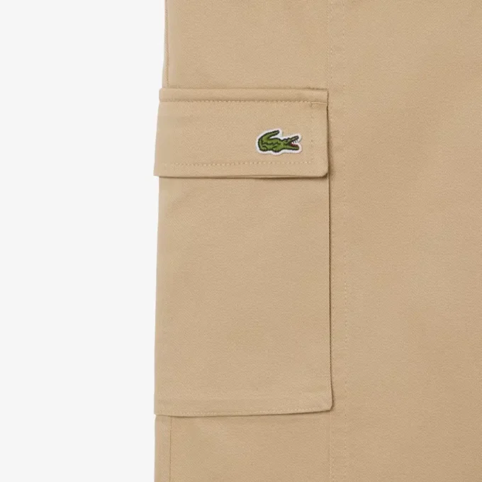 Mädchen-Cargohose aus Baumwolltwill