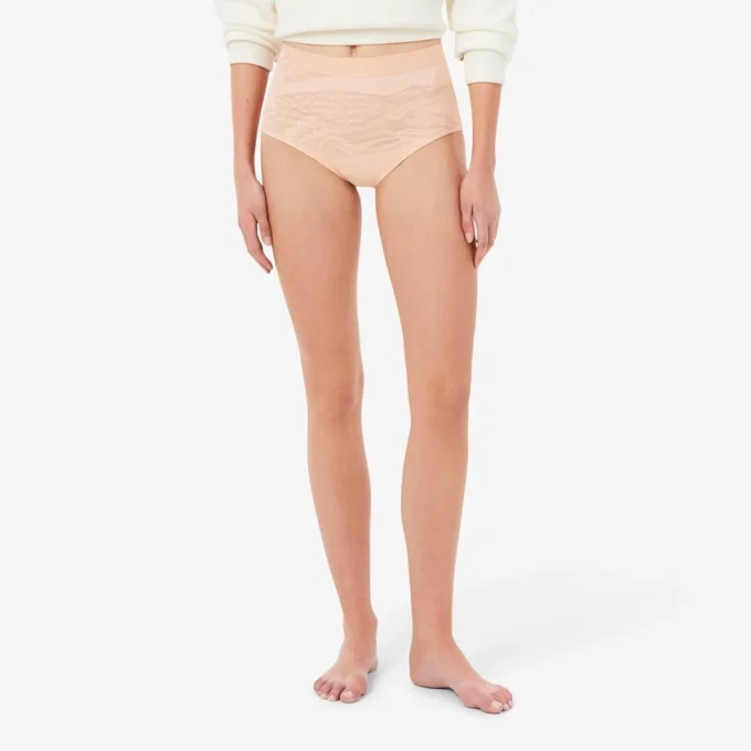 Mesh-Slip mit hoher Taille