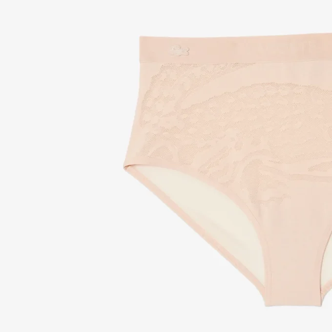 Mesh-Slip mit hoher Taille
