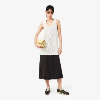 Mesh-Tanktop mit Häkeloptik