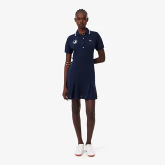 Miami Open Edition Polo-Kragen-Kleid