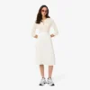 Midi-Rock aus plissiertem Satin für Damen