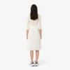 Midi-Rock aus plissiertem Satin für Damen
