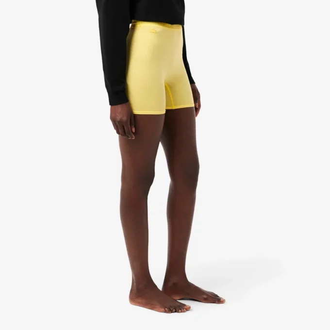Mikrofaser-Radsportshorts mit hoher Taille