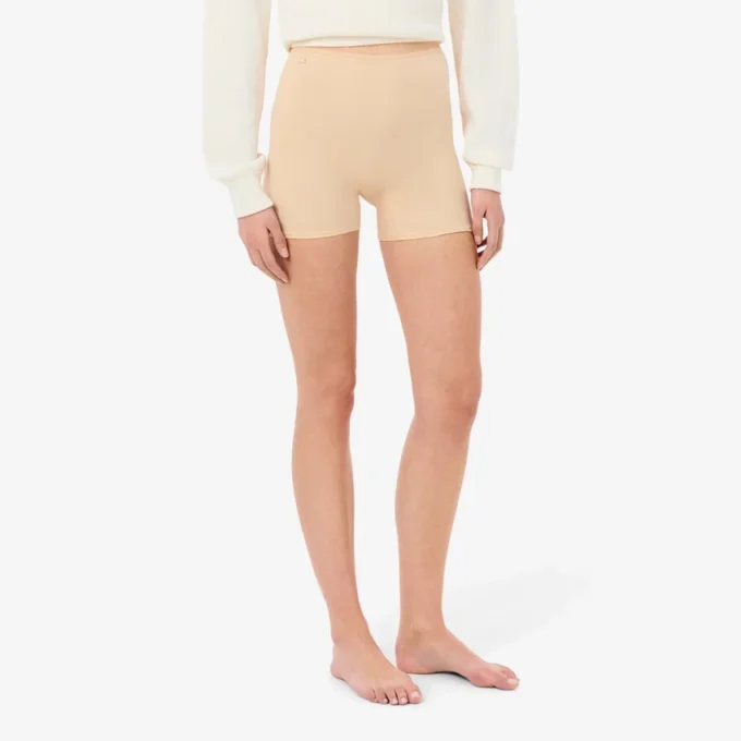 Mikrofaser-Radsportshorts mit hoher Taille