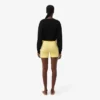 Mikrofaser-Radsportshorts mit hoher Taille