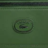 Mini-Messenger-Tasche aus Leder mit Monogramm