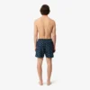 Mittellange Retroshorts mit Krokodil-Print