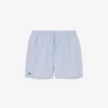 Mittellange Retroshorts mit Krokodil-Print