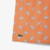 Mittellange Retroshorts mit Krokodil-Print
