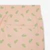 Mittellange Retroshorts mit Krokodil-Print