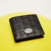 Mittlere Monogramm-Lederbrieftasche