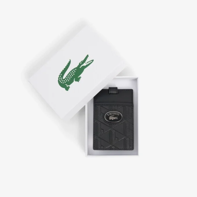 Monogramm-Lederanhänger