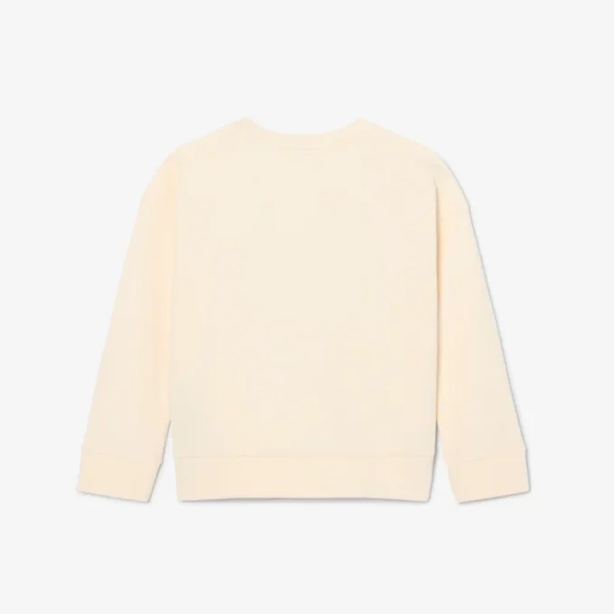 Neopren-Sweatshirt mit gesticktem Emblem